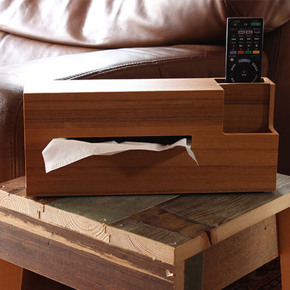 WOOD TISSUE CASE