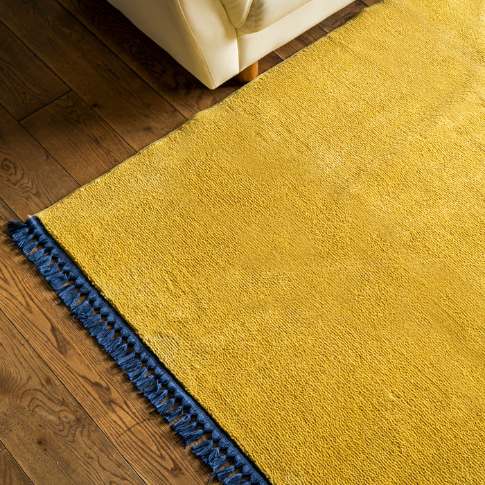 BICOLOR FRINGE RUG 140×200
