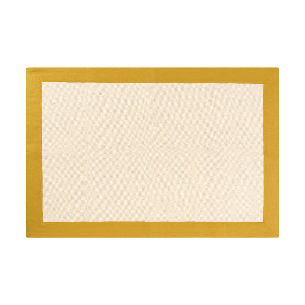 Olika LINEN FRAME RUG 90×130