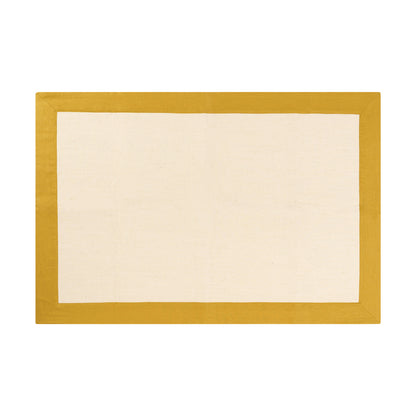 Olika LINEN FRAME RUG 90×130
