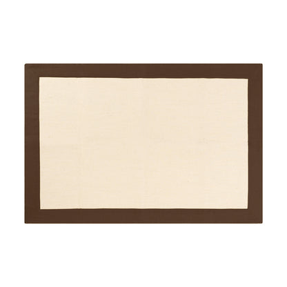 Olika LINEN FRAME RUG 90×130