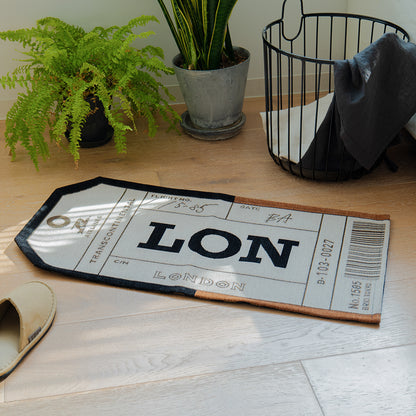 BAGGAGE TAG RUG
