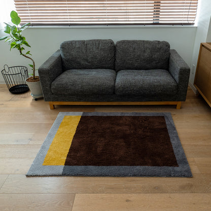 FRAME BLOCK HOOK RUG 100×140