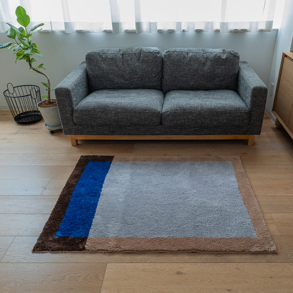 FRAME BLOCK HOOK RUG 100×140