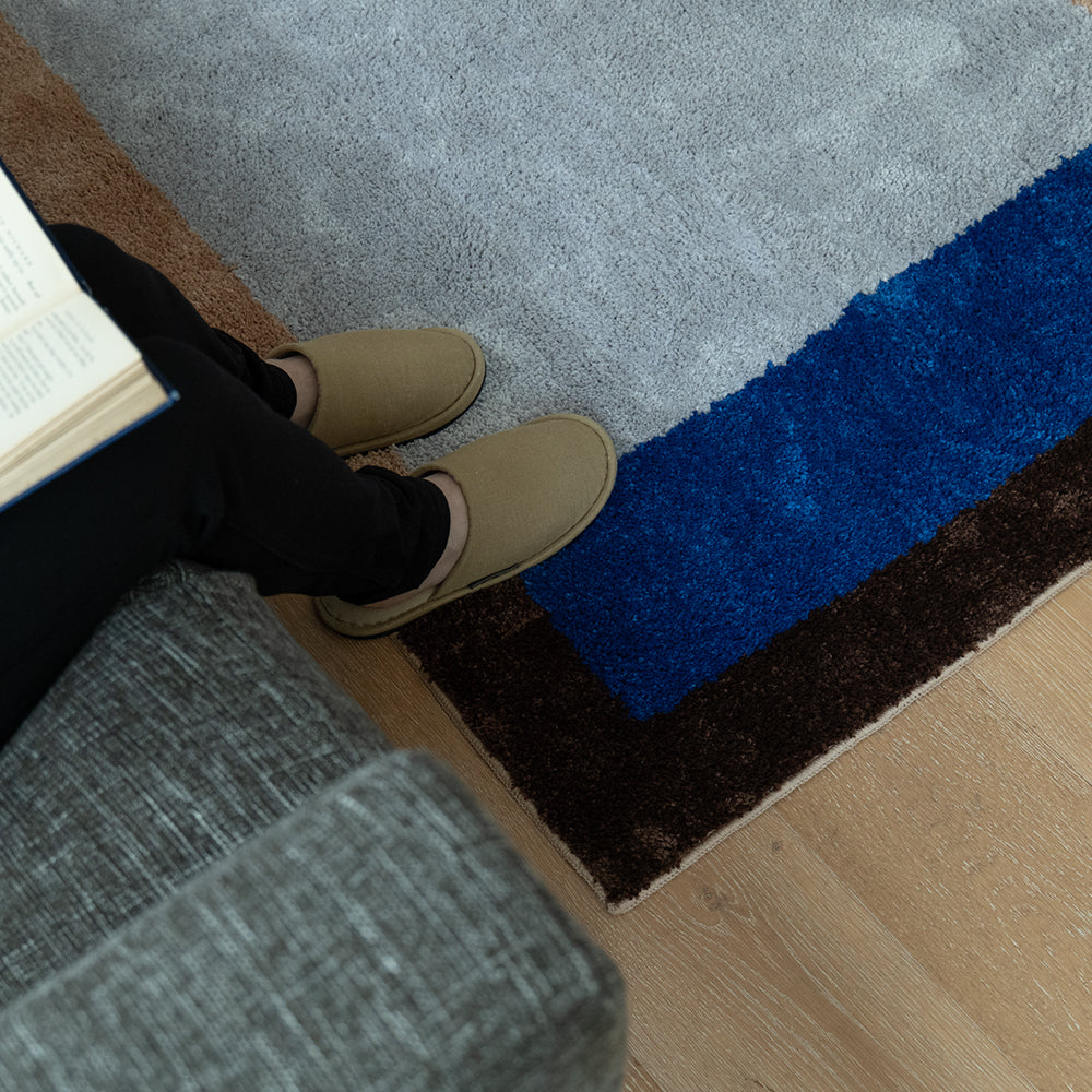 FRAME BLOCK HOOK RUG 100×140