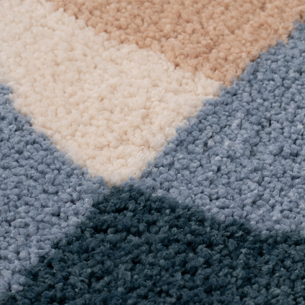 GEOMETRIC HOOK RUG 100×140