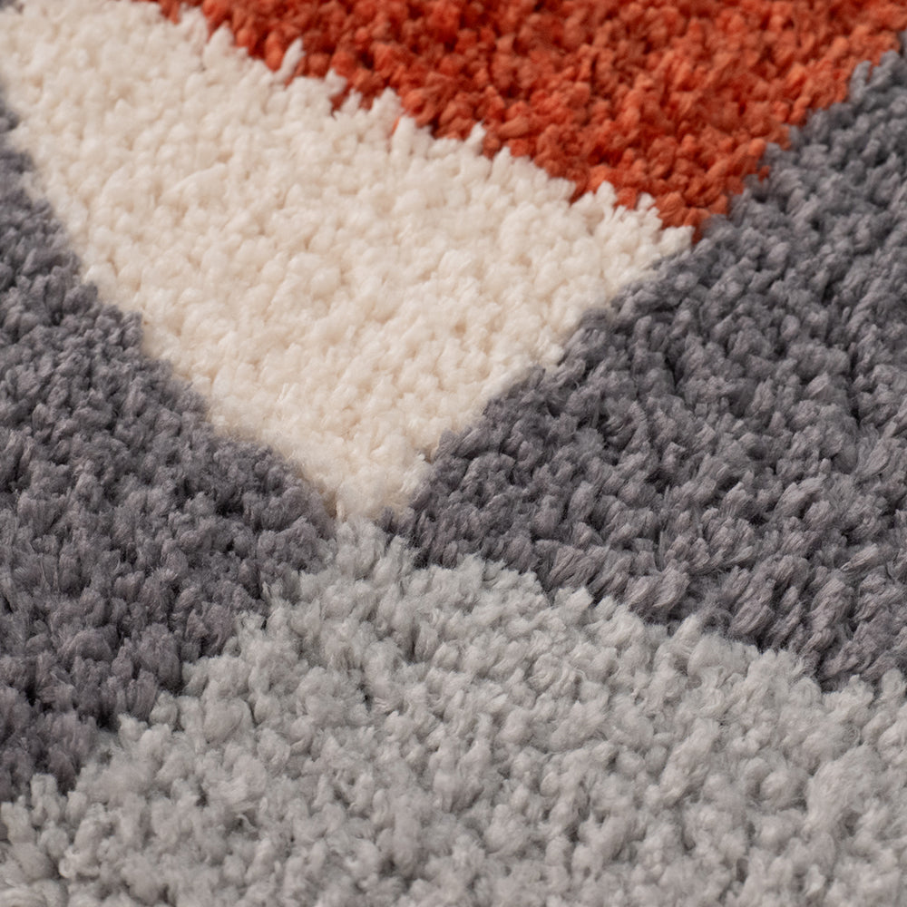 GEOMETRIC HOOK RUG 100×140