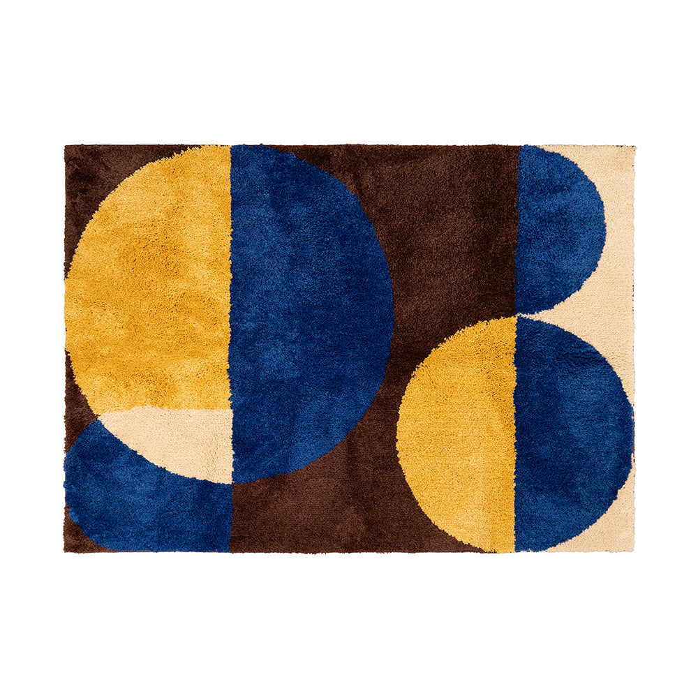 GEOMETRIC HOOK RUG 100×140