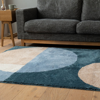 GEOMETRIC HOOK RUG 100×140