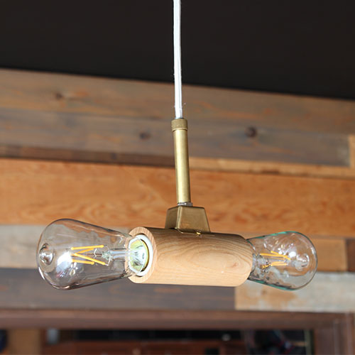 GENERAL DOUBLE SOCKET E26_WOOD