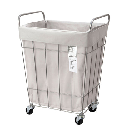 WIRE ARTS ＆ PRO.laundry SQUARE BASKET WITH CASTER_45L