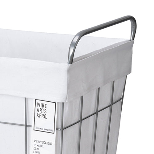 WIRE ARTS ＆ PRO.laundry SQUARE BASKET WITH CASTER_45L