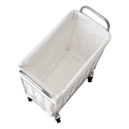 WIRE ARTS ＆ PRO.FOLDING laundry SQUARE BASKET WITH CASTER_28L