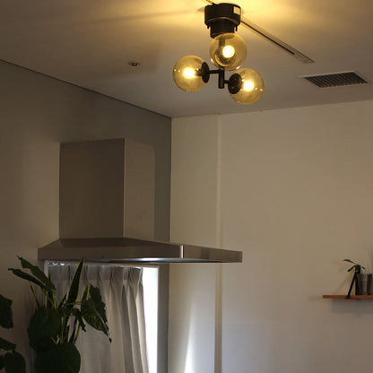 TINY GLASS CEILING LIGHT 3