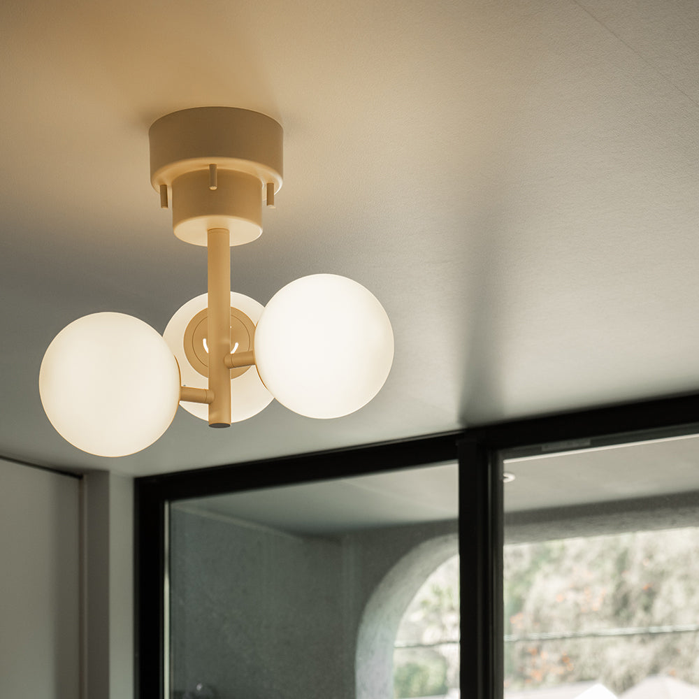 TINY GLASS CEILING LIGHT 3