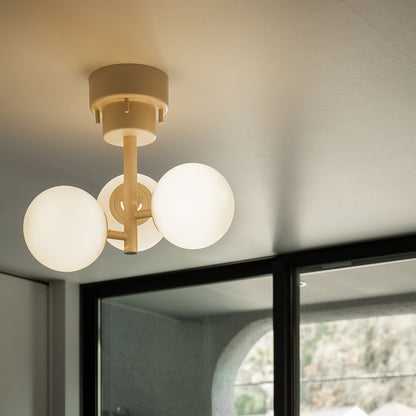 TINY GLASS CEILING LIGHT 3