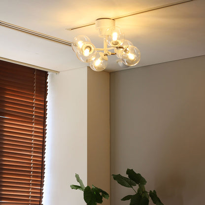 TINY GLASS CEILING LIGHT 6