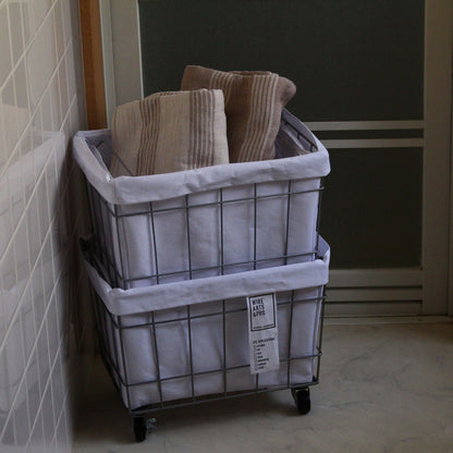 WIRE ARTS ＆ PRO.STACKING BASKET 2 with CASTER / WASHABLE COVER