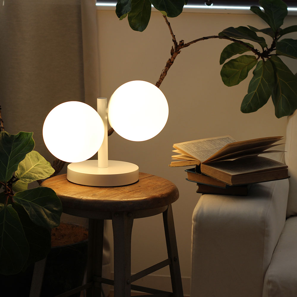 TINY GLASS TABLE LIGHT