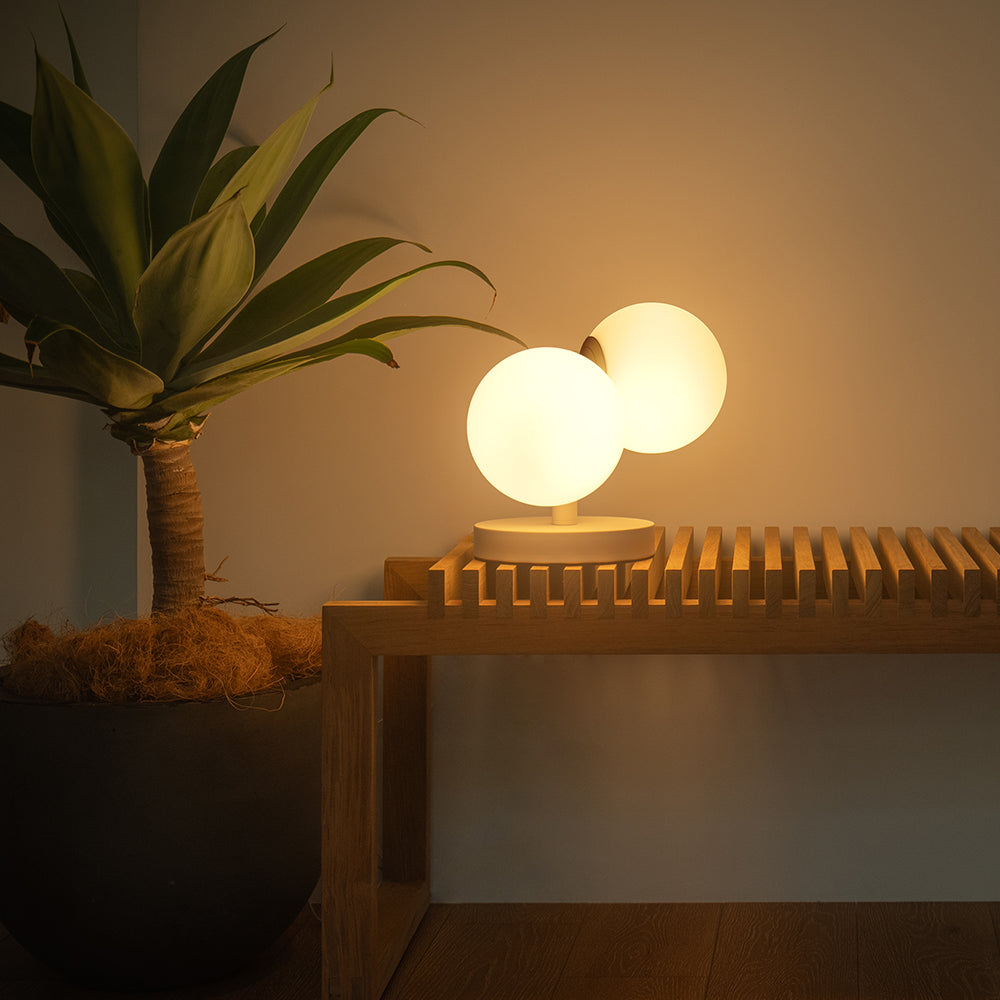 TINY GLASS TABLE LIGHT
