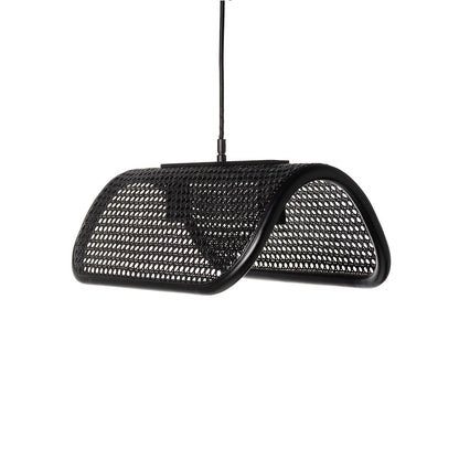 RATTAN PENDANT LAMP 2BULB