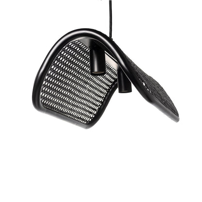 RATTAN PENDANT LAMP 2BULB
