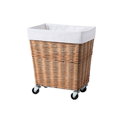 WILLOW LAUNDRY BASKET with CASTER 34L