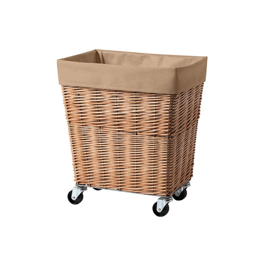 WILLOW LAUNDRY BASKET with CASTER 34L