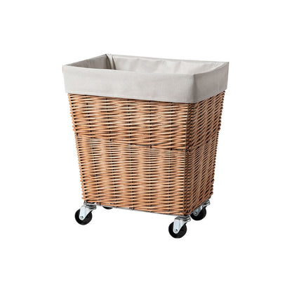 WILLOW LAUNDRY BASKET with CASTER 34L