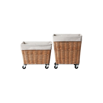 WILLOW LAUNDRY BASKET with CASTER 34L