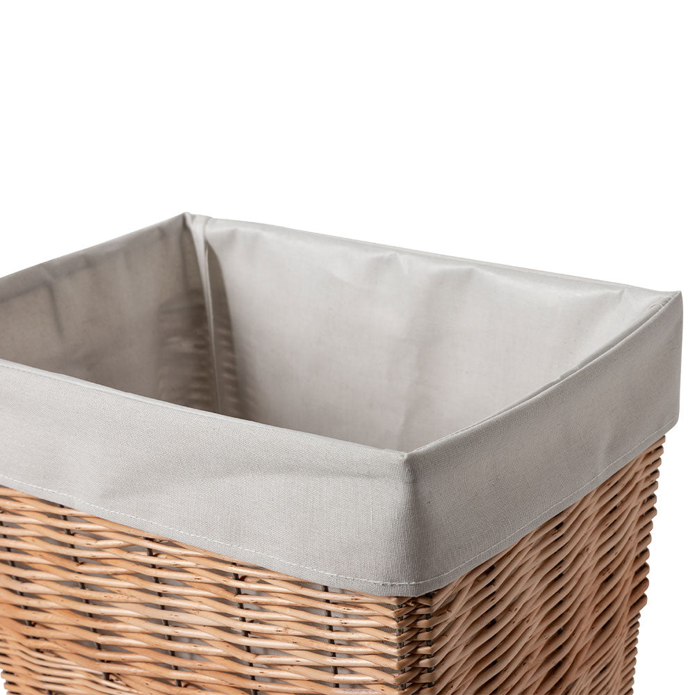WILLOW LAUNDRY BASKET with CASTER 34L