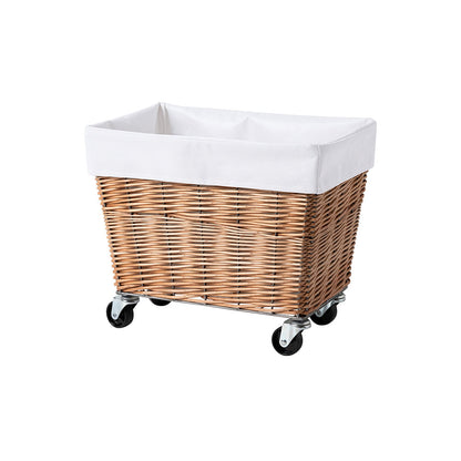 WILLOW LAUNDRY BASKET with CASTER 28L