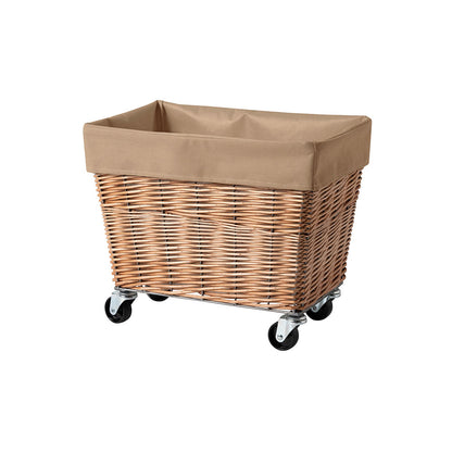 WILLOW LAUNDRY BASKET with CASTER 28L