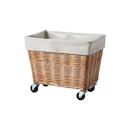 WILLOW LAUNDRY BASKET with CASTER 28L