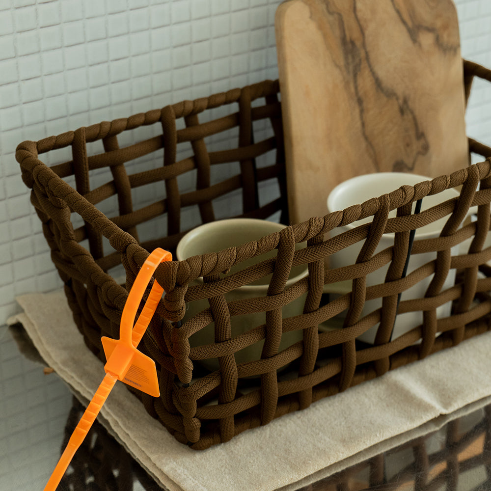 ROUGH KNIT BASKET SLIM S
