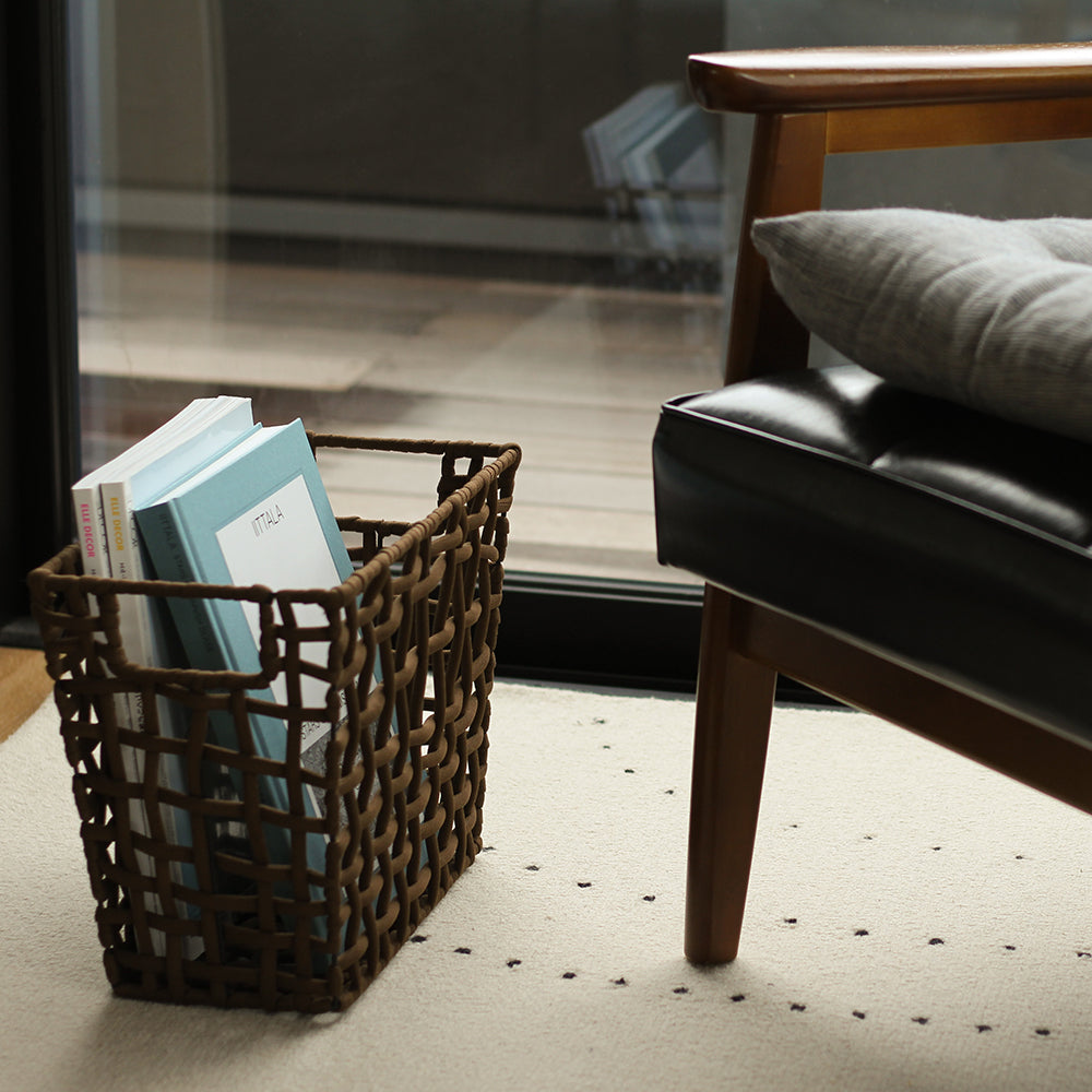 ROUGH KNIT BASKET SLIM L