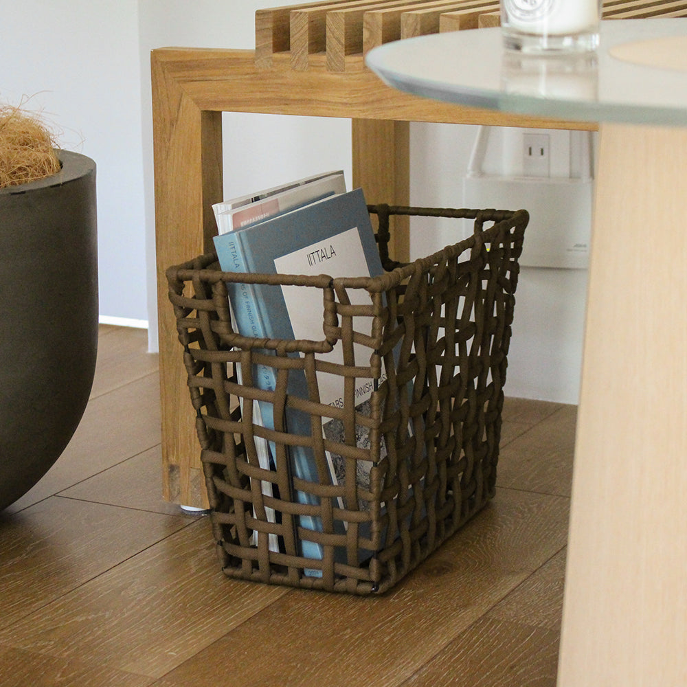 ROUGH KNIT BASKET SLIM L