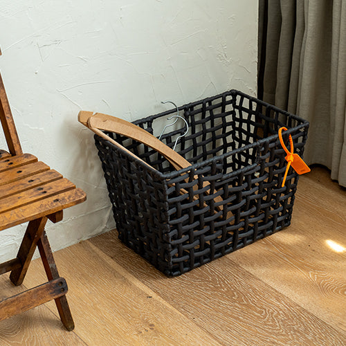 ROUGH KNIT BASKET WIDE L