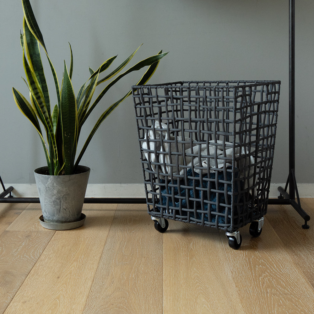 ROUGH KNIT LAUNDRY CASTER 45L