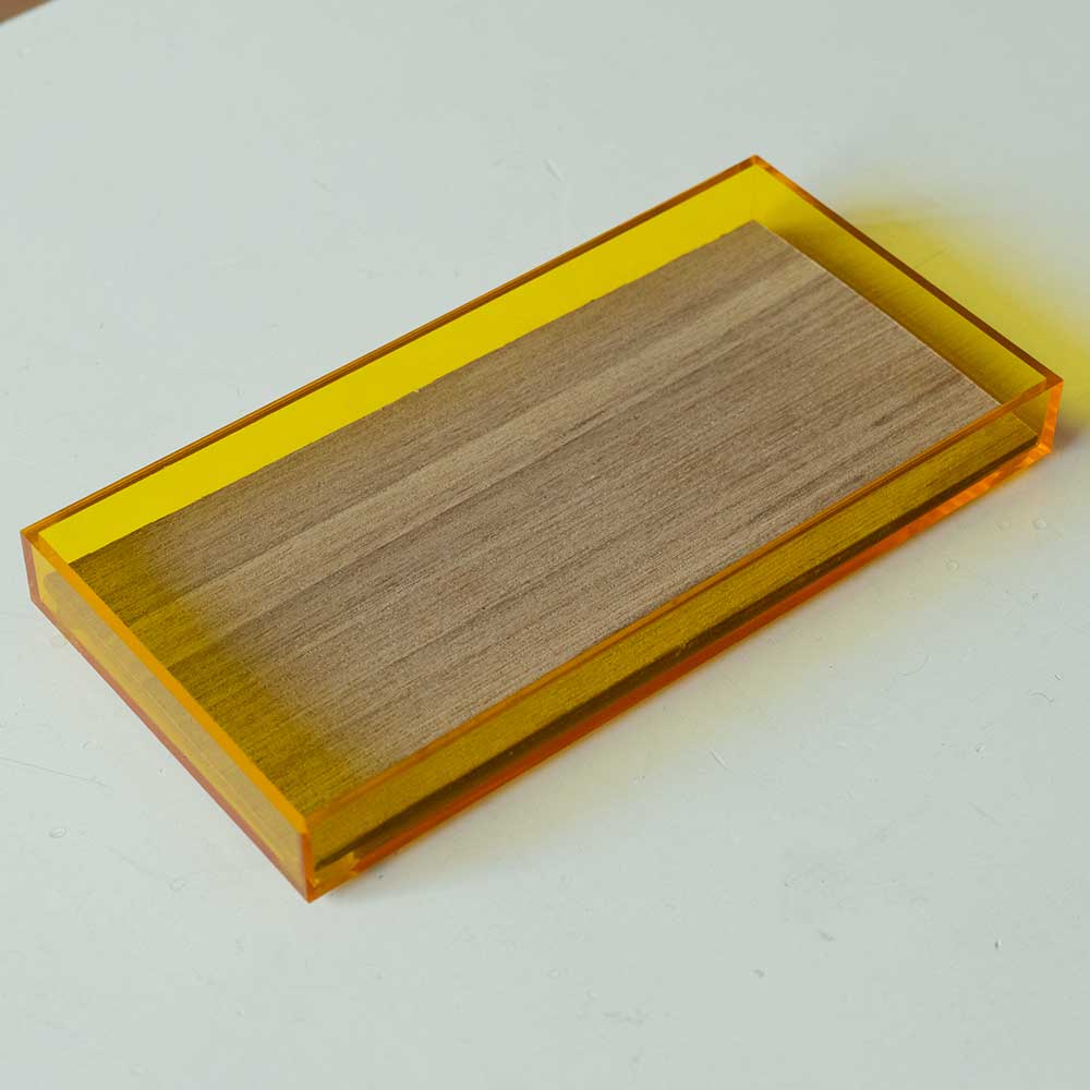 ACRYLIC & WOOD TRAY