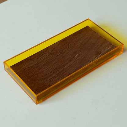 ACRYLIC & WOOD TRAY