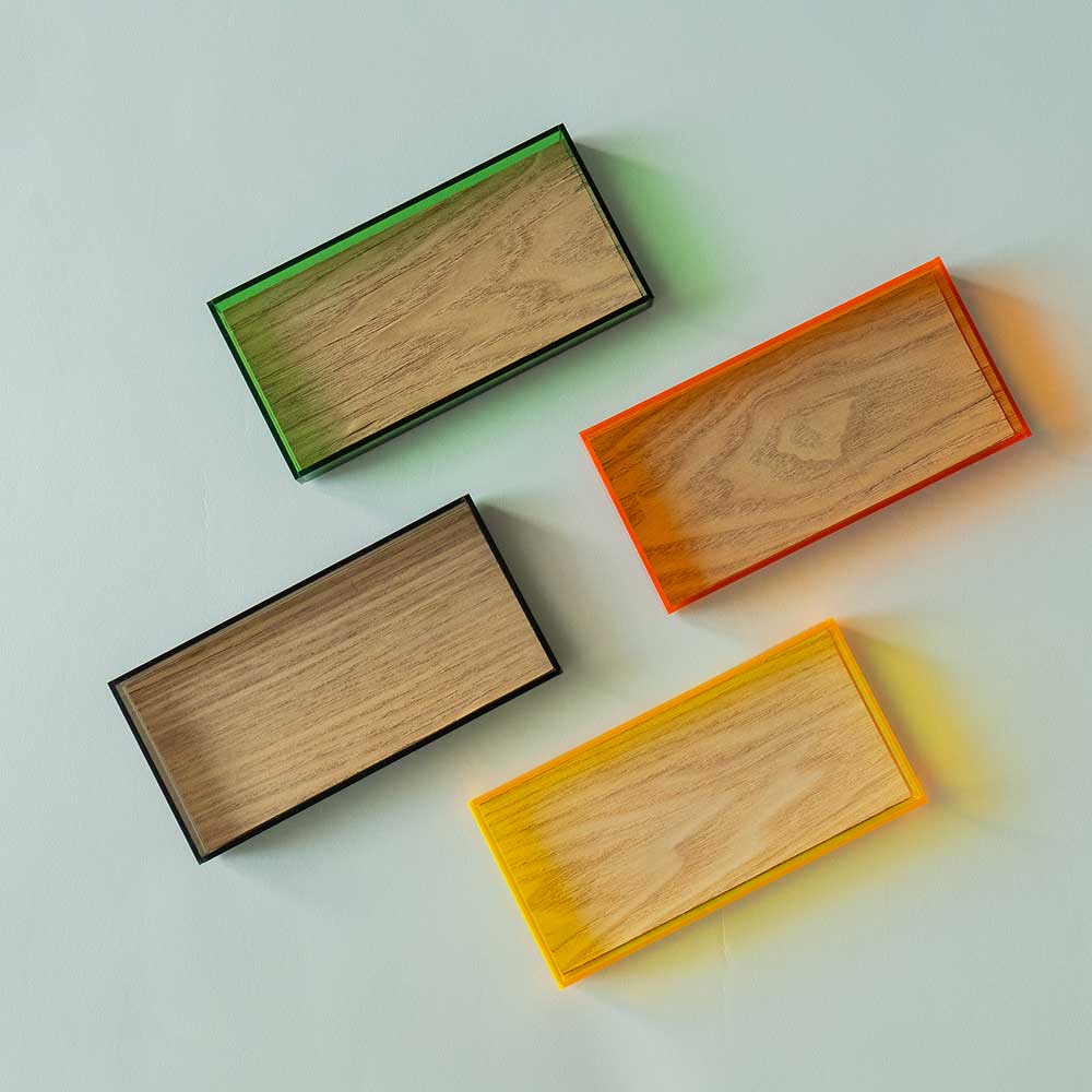 ACRYLIC & WOOD TRAY