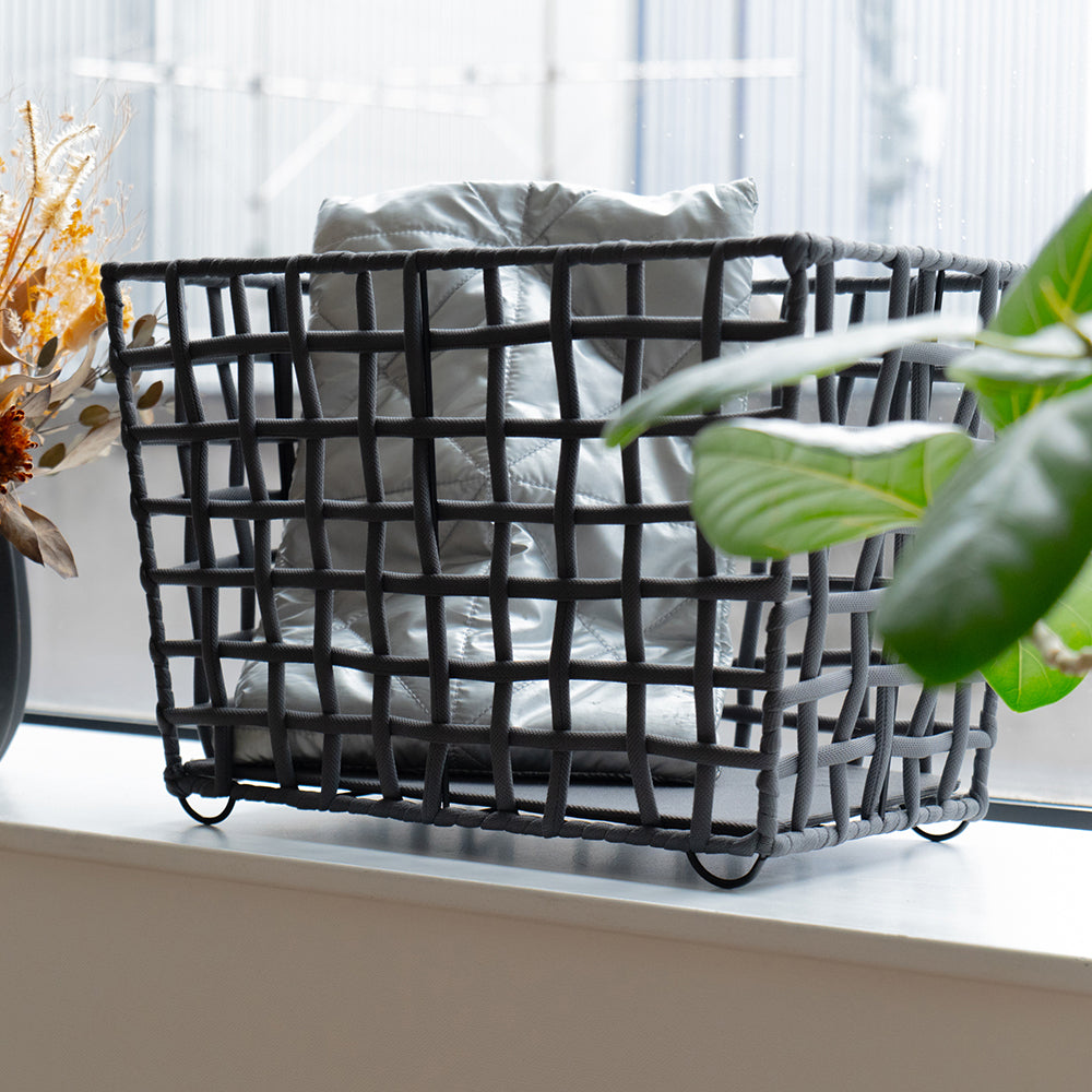 ROUGH KNIT STORAGE BASKET